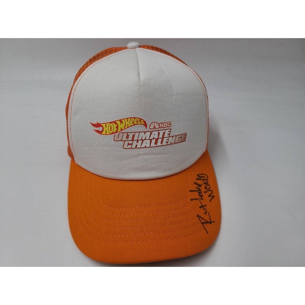 Hot Wheels Ultimate‎ Challenge NBC Rutledge Wood Sign Auto Mesh Snapback Hat Cap